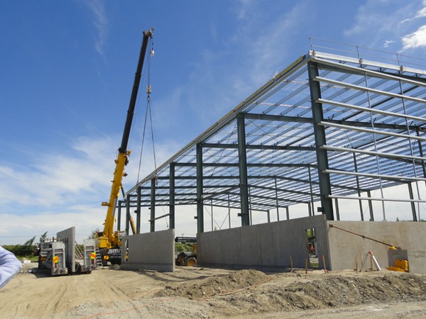 One down... more to come. The first tenant for Christchurch Airport's Dakota Park development has begun building, with more waiting in the wings.  